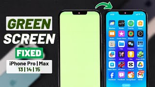 Fix iPhone 13 Pro Max Stuck In Green Screen [upl. by Sillsby]