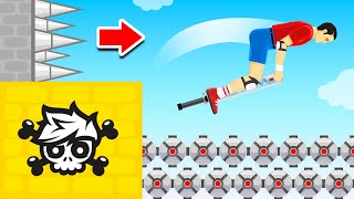 Playing a CRAINER MAP In Happy Wheels [upl. by Pasahow]