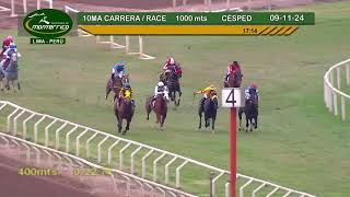 Hipódromo Monterrico  10ma Carrera 09 Noviembre 24 [upl. by Lladnar]