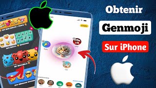 Mise à jour iPhone  Comment utiliser Genmoji sur iOS18  Alternative Genmoji [upl. by Ellenrahc]