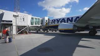 Sweden Stockholm Arlanda Airport  arriving with Ryanair flight from Warsaw [upl. by Joycelin]