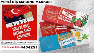 Türk Malı Diş Macunları Hangisi  Türk Malı Diş Macunu  Doğal Diş Macunu Nasıl Anlaşılır [upl. by Annaiv]