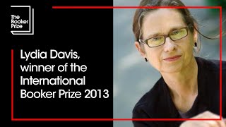 Lydia Davis winner of the International Booker Prize 2013  The Booker Prize [upl. by Etteraj]