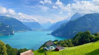 Walking to Bauen Switzerland  Hidden Gem of Lake Lucerne [upl. by Ajim839]