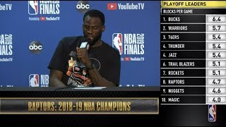 Draymond Green Press Conference  NBA Finals Game 6 [upl. by Revolc126]