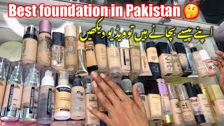 Best full coverage foundation in pakistan  best summer foundation for all skin type [upl. by Yadnus]