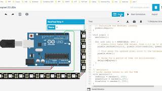 Neopixels with Arduino and Tinkercad [upl. by Kcirddes]