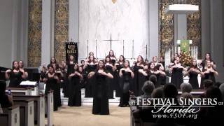 Bring me little water Silvy performed by The Festival Singers of Florida [upl. by Tamarra]