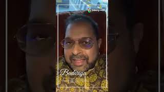 Shankar Mahadevan wishes Reewa Rathod  Badariya  Latest Hindi Songs 2022  Entourage Music [upl. by Dygal]