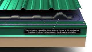 How to install Unions MasterRib metal roofing panels [upl. by Ripp]