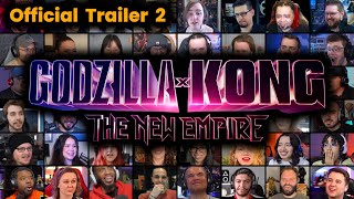 Godzilla x Kong The New Empire  Official Trailer 2  REACTION MASHUP  Monsterverse [upl. by Byler911]