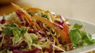 How to Make AsianStyle Coleslaw  Salad Recipes  Allrecipescom [upl. by Eicyaj865]