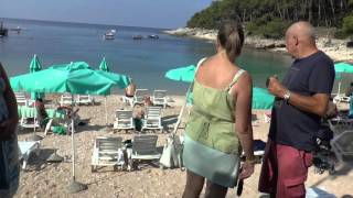 My Croatia Holiday Videos 2015  7 Losinj Island Lungomare Long Walk [upl. by Aciemaj]