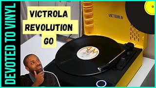 Victrola Revolution GO review  A Rechargeable Record Player [upl. by Jacquetta]