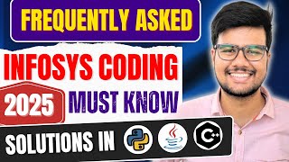 Infosys 2025 Placement Top Coding Sheet Solutions  Part 1 [upl. by Det]