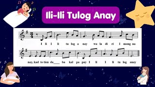 IliIli Tulog Anay Grade 4 Song with Instrumental lower key D minor [upl. by Ettennal]