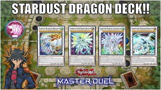 Best Stardust Dragon  Synchron Deck  Crushing Meta  YuGiOh Master Duel [upl. by Nnylav]