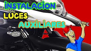 INSTALACION FAROS ANTINIEBLA EN SUZUKI VSTROM MOTOVLOG [upl. by Fax249]