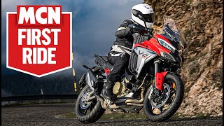 Is the 2025 Ducati Multistrada V4S a worthy upgrade We took it on and offroad to find out  MCN [upl. by Reivaxe]