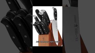 HENCKELS  Premium Quality 12Piece Knife Set with Block and Knife Sharpener shorts trending [upl. by Leann948]