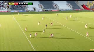 HUGE HIT  CORK V KERRY  2024 MUNSTER U20 FOOTBALL CHAMPIONSHIP [upl. by Bunce]