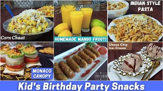 6 Kids Birthday Party Snacks  Easy Tasty Birthday Party Snack Recipe  Quick amp Simple Party Snacks [upl. by Aihsele653]