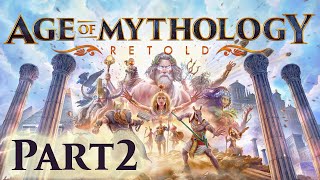 Lets play Age of Mythology Retold  Part 2 Gameplay Walkthrough [upl. by Fruma]