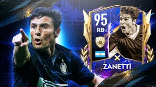 FIFA MOBILE 22  REVIEW Zanetti ICONO 🔥 El mejor lateral 😱 [upl. by Faustina319]