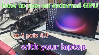 how to setup eGPU use an external gpu with your laptop for gaming [upl. by Ettecul]