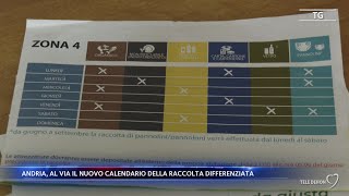 Andria al via il nuovo calendario della raccolta differenziata [upl. by Aihsekel252]