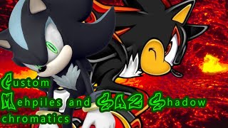 Custom Mephiles The Dark and SA2 Shadow The Hedgehog Chromatics I made FNF [upl. by Znerol]