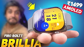 Best AMOLED Smartwatch Under ₹1500 ⚡️ Fireboltt BRILLIA Review [upl. by Cassil868]