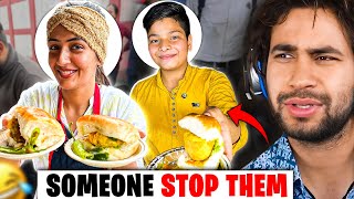 INKI MAA KA VADAPAV 😤 ROHIT BAMOLA REACTS  viral memes [upl. by Zipah]