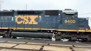 L040 Returns W Beautiful SD40  Notch 8 amp 170 Loaded Axles Thru Hannacroix [upl. by Girardo95]