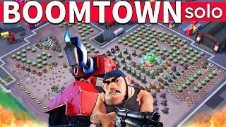 BOOMTOWN a SOLO HOW 😳 Watch this great attack BOOM BEACH best operation strategygameplaytips [upl. by Medin]