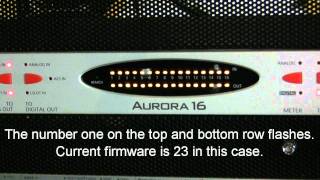 Determine firmware revision of Lynx Aurora16 [upl. by Christmas]