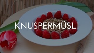 Knuspermüsli roh vegan [upl. by Watters]