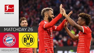 Tuchel Starts With Strong Win  Bayern München  Borussia Dortmund  Highlights  MD 26 – BuLi 2223 [upl. by Nnaihs179]