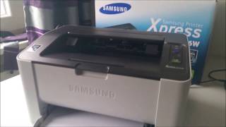 Installing Samsung Printer Xpress M2026W  wifi NFC etc [upl. by Dambro]