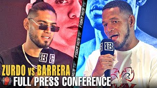 ZURDO RAMIREZ VS SULLIVAN BARRERA  FULL PRESS CONFERENCE [upl. by Norreht]