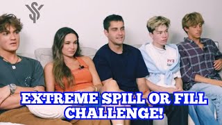 EXTREME Spill or Fill Your Guts Challenge  Amp World Explanation ampworld youtubestar7779 [upl. by Agathe]