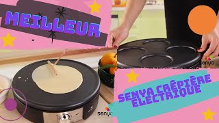 MEILLEURE CREPIERE ELECTRIQUE PAS CHER ✨SENYA Crêpière électrique [upl. by Nela959]