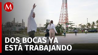 quot¡Históricoquot Refinería Dos Bocas produjo el 10 de la gasolina mexicana [upl. by Inhsor]