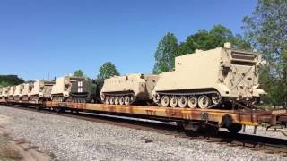 NS 056 Military Train through Cowpens SC [upl. by Junette]