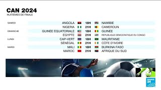 CAN 2024  Découvrez le programme complet des huitièmes de finale • FRANCE 24 [upl. by Behn]