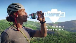 Water From The West With Natural Ingredients  Arrowhead 100 Mountain Spring Water Nothing Else [upl. by Boyt812]