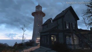 Lets Build  Fix the Ceiling at Kingsport Lighthouse  Another Option  Fallout 4 XBox no mods [upl. by Assennej836]