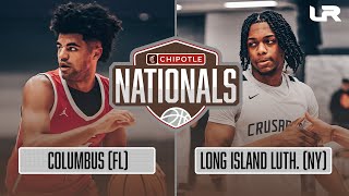 Long Island Lutheran NY vs Columbus FL  Chipotle Nationals Boys Quarterfinals [upl. by Shelden]