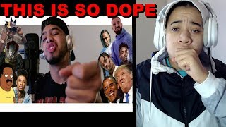 Hit Rap Songs in Voice Impressions  REACTION [upl. by Rehnberg76]