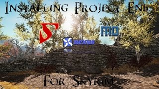 Skyrim  How to Install Project ENB Detailed [upl. by Dnomhcir]